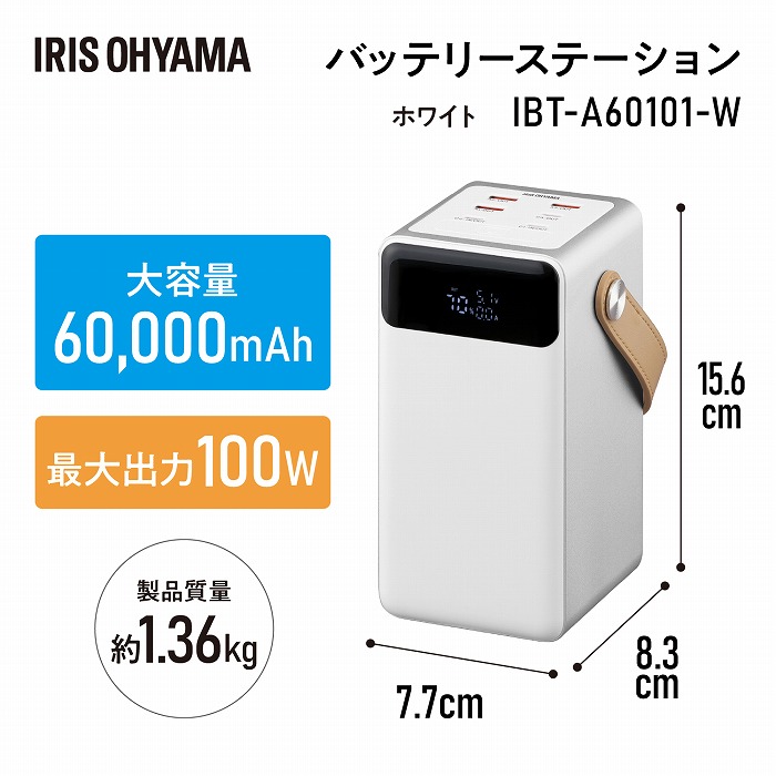 �o�b�e���[�X�e�[�V�����@IBT-A60101-W