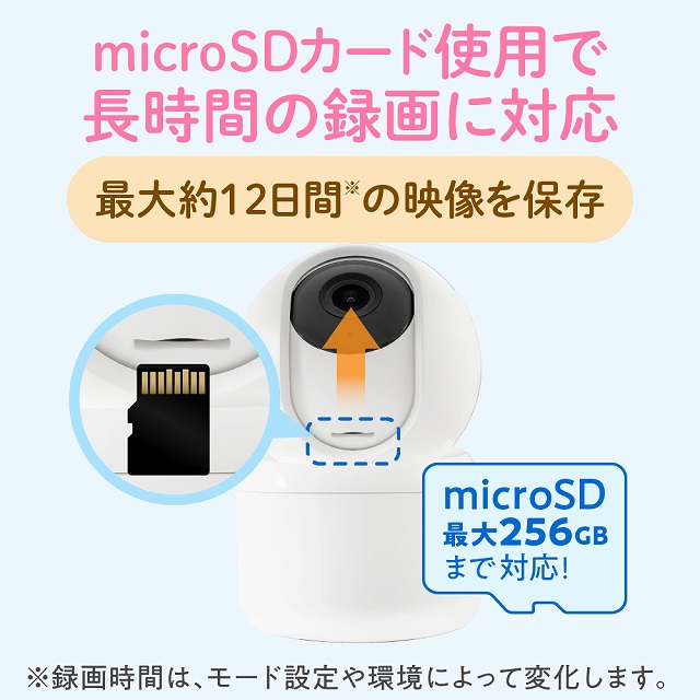 microSD�J�[�h�g�p�Œ����Ԃ̘^��ɑΉ�