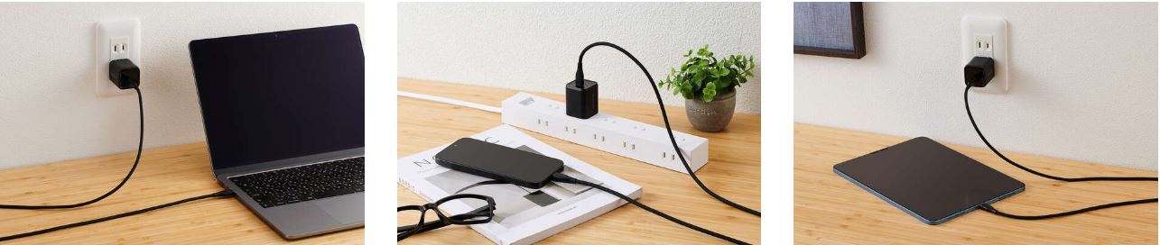 �y�G���R�� �m�[�gPC�pAC�A�_�v�^�[�z�ő�45W�o�͂�USB Power Delivery