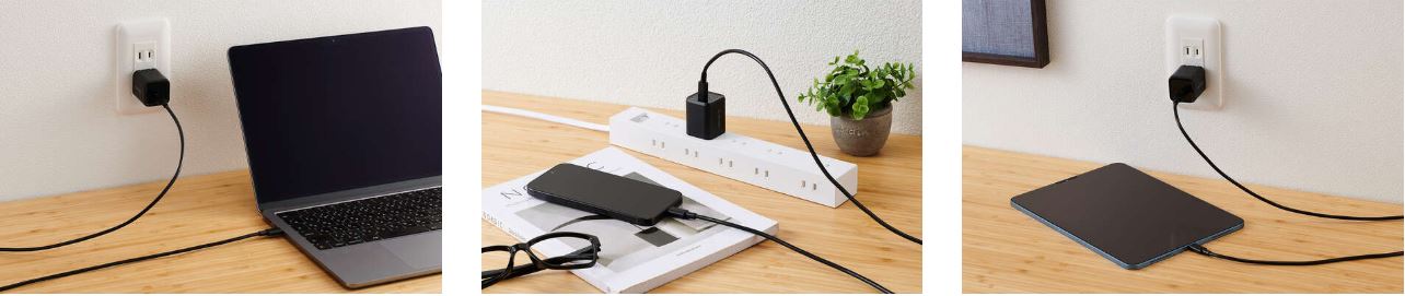 �y�G���R�� AC�[�d�� USB�[�d��z�ő�45W�o�͂�USB Power Delivery