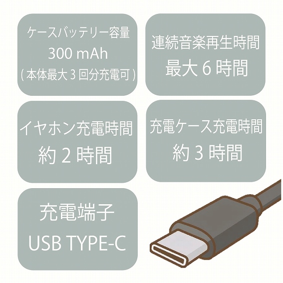 �y�i�K�I�J ���S���C�����X�C���z���z�P�[�X�o�b�e���[300mAh �A�����y�Đ����ԍő�6����