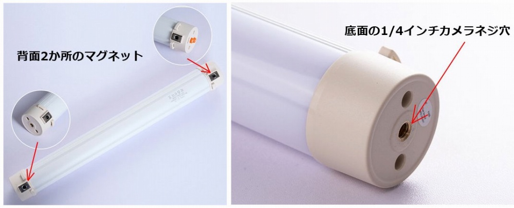 �֗��Ȕw�ʂ̃}�O�l�b�g�ƒ�ʂ�1/4�C���`�J�����l�W��