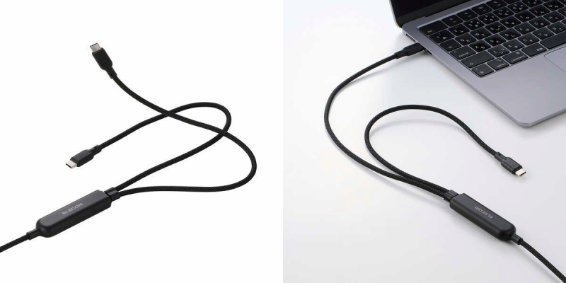 �p�\�R����X�}�z�֏[�d��f�[�^�]�����ł���USB Type-C�P�[�u��