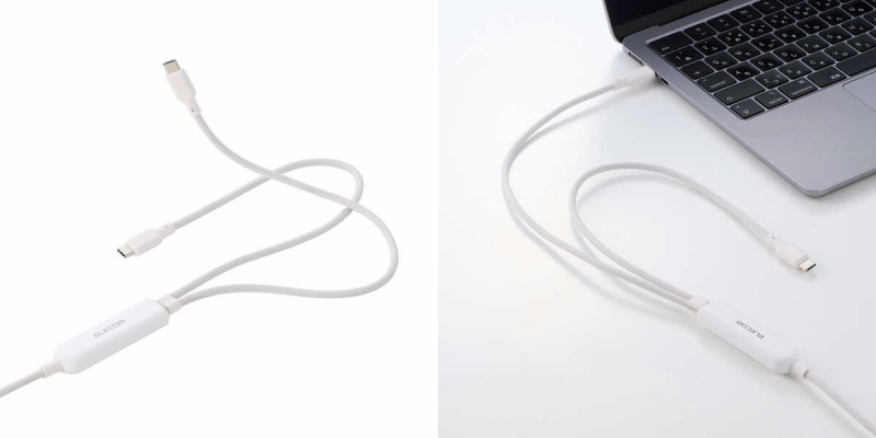 �p�\�R����X�}�z�֏[�d��f�[�^�]�����ł���USB Type-C�P�[�u��