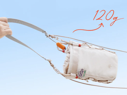 �d�ʂ͂킸�� 120g�B�ړ��������S�ɂȂ炸�A�y���Ɏ����^�ׂ܂��B