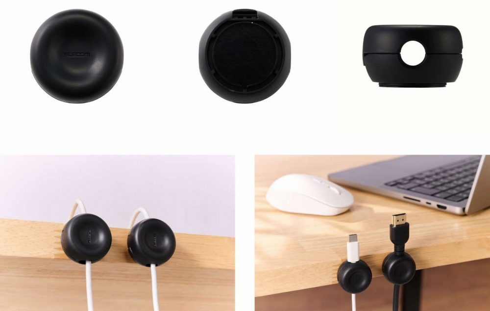 �ő�8mm�̑����P�[�u�������߂�A�N���b�v�^�C�v�̃P�[�u���z���_�[