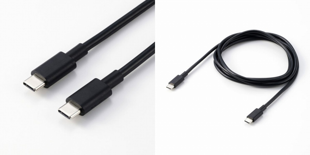 ��1.5m��USB Type-C - USB Type-C�P�[�u�����t��