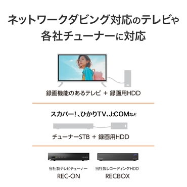 �l�b�g���[�N�_�r���O�Ή��̃e���r��A�e�Ђ̃`���[�i�[�ɑΉ�