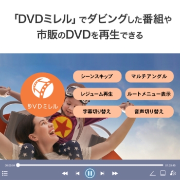 �uDVD�~�����v�Ń_�r���O�����ԑg��s�̂�DVD���Đ��ł���