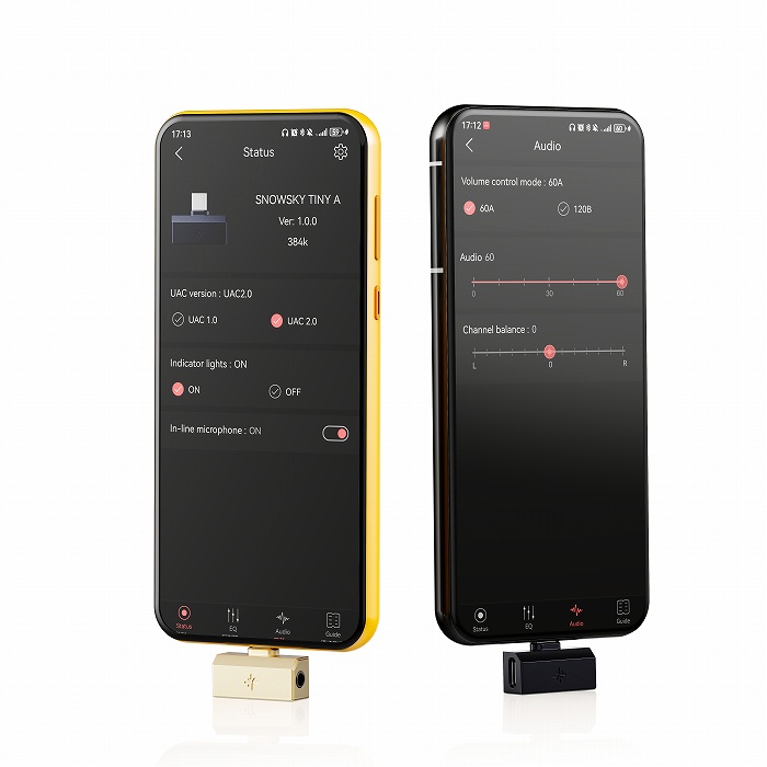 FiiO Control�A�v���ɑΉ����A�L�x�ȃI�v�V�����𗘗p�\