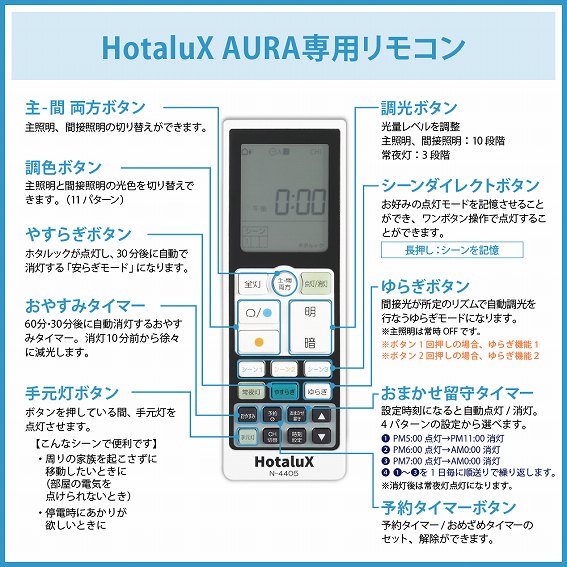HotaluX AURA��p�����R��