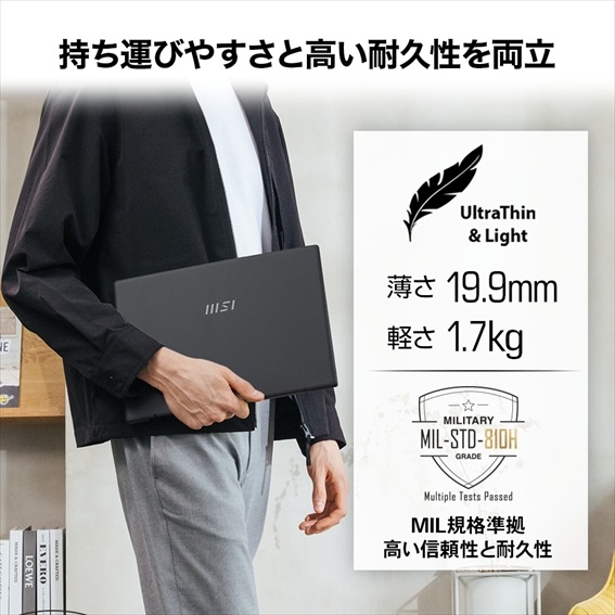 �yMSI Modern-15�z�����̎����^�т����N���N