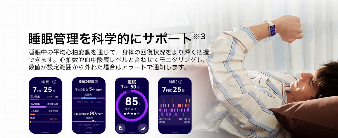 �yHUAWEI BAND11�z�����Ǘ����Ȋw�I�ɃT�|�[�g