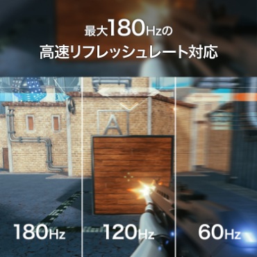 �y�A�C�E�I�[�E�f�[�^ GigaCrysta 27�^ /WQHD(2560&times;1440�j�z�ő�180Hz�̍������t���b�V�����[�g�Ή�