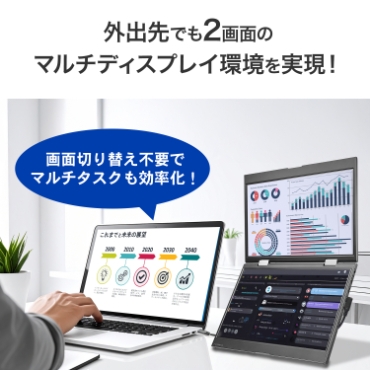 �O�o��ł�2��ʂ̃}���`�f�B�X�v���C���������I