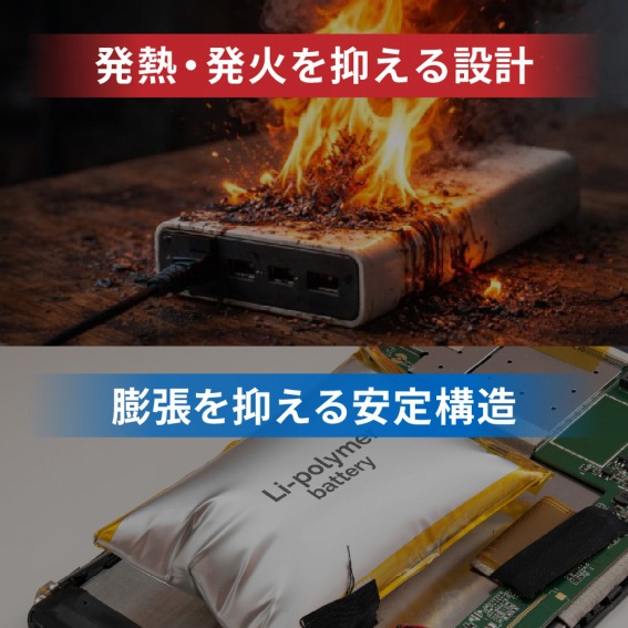 ���|�I�Ȉ��S���u���ő�(���ő�)�d�r�v���̗p