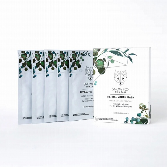 SNOWFOXSKINCARE �n�[�o�� ���[�X �}�X�N�͂���ȕ��ɂ������߁B