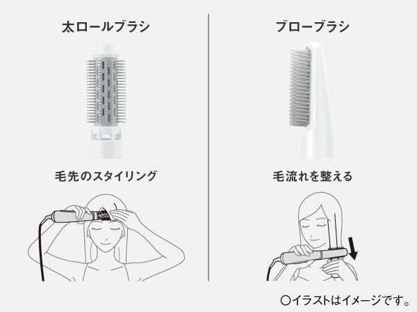 �V�[���ɍ��킹�đI�ׂ�2�{�̃u���V