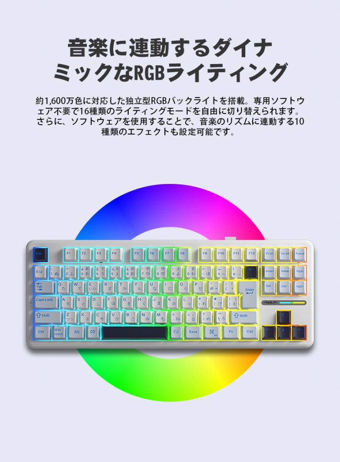 ���y�ɘA������_�C�i�~�b�N��RGB���C�e�B���O