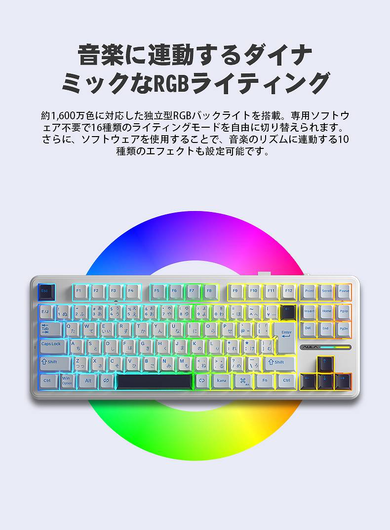 ���y�ɘA������_�C�i�~�b�NRGB���C�e�B���O