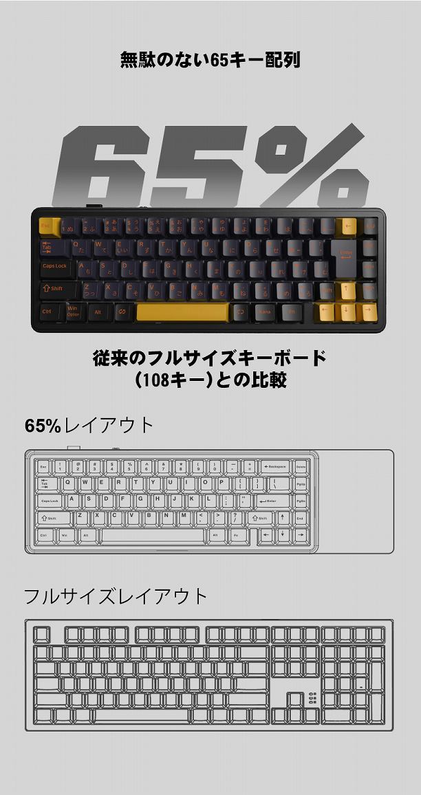 ���ʂ̂Ȃ�65�L�[�z��