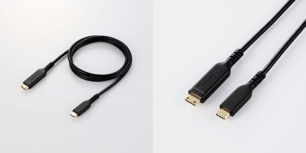 Mini HDMI&reg;���ڃ��j�^�[�։f���o�͂ł���ϊ��P�[�u��