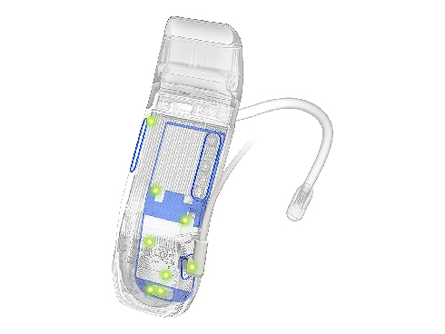 �y�E�F�A���u���T�[���f�o�C�X REON POCKET PRO Plus�z���S�݌v
