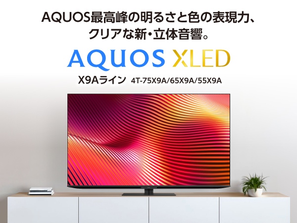 AQUOS�ō���̖��邳�ƐF�̕\���́A�N���A�ȐV�E���̉����B