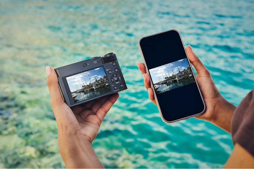 �yDC-TX3 �R���p�N�g�J�����z���s��ł��X�}�z�ɊȒP�]���B�Ƒ���F�l�Ɏv���o���V�F�A�ł���B