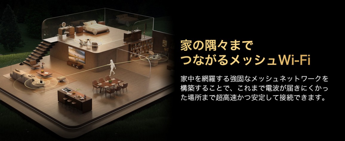 �Ƃ̋��X�܂łȂ��郁�b�V��Wi-Fi