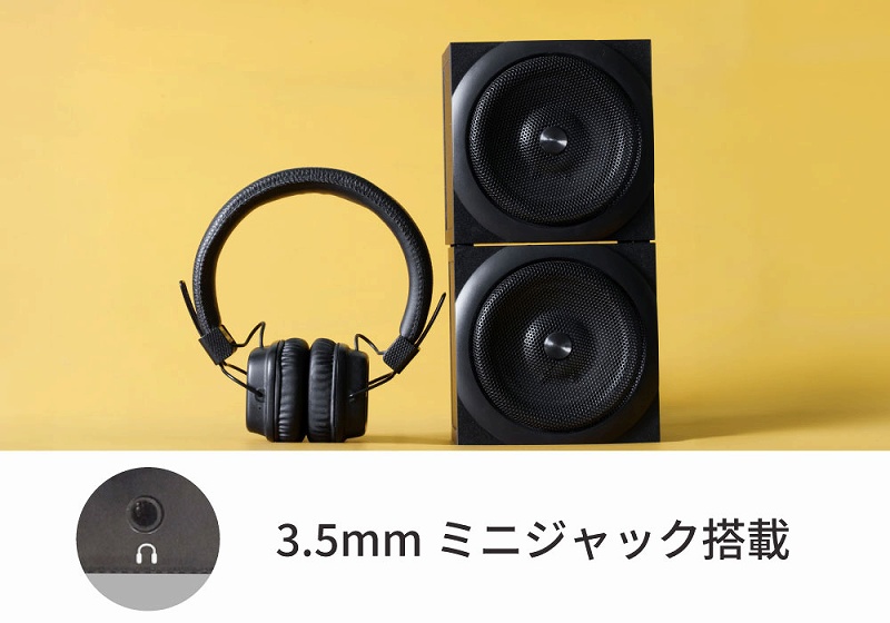PC�p�X�s�[�J�[�A�w�b�h�z�����ڑ��ł���3.5mm�~�j�W���b�N����