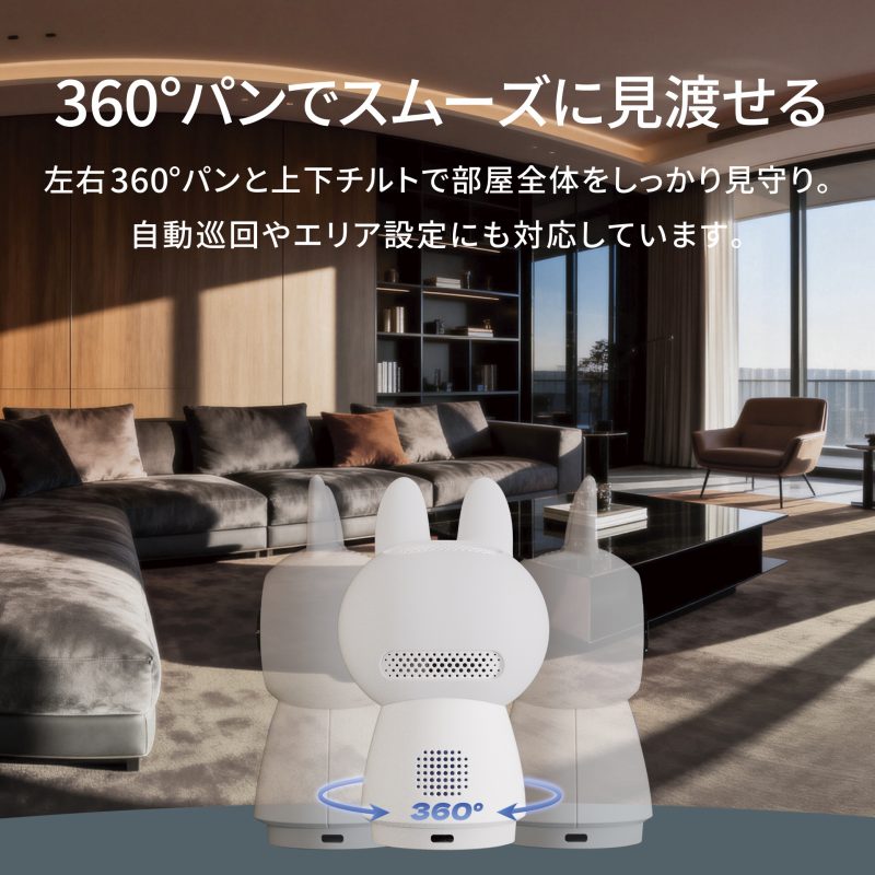 360&deg;�p���ŃX���[�Y�Ɍ��n����