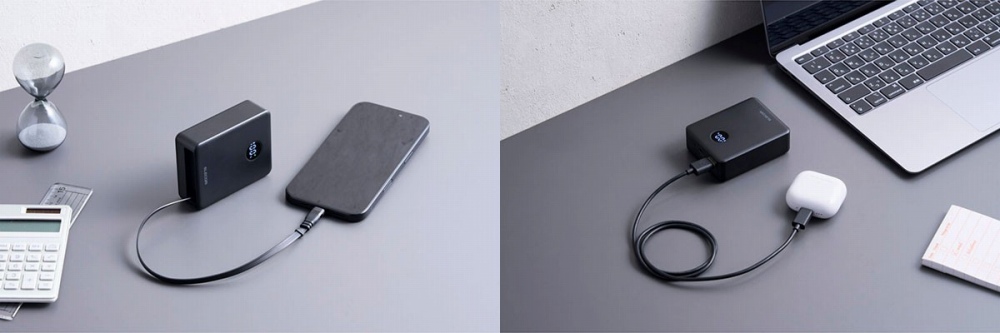 USB Type-C�|�[�g�͍ő�20W�AUSB-A�|�[�g�͍ő�18W�̏o��
