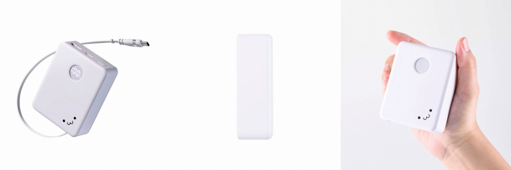 ������莮USB Type-C�P�[�u����������e��5000mAh�̃��o�C���o�b�e���[