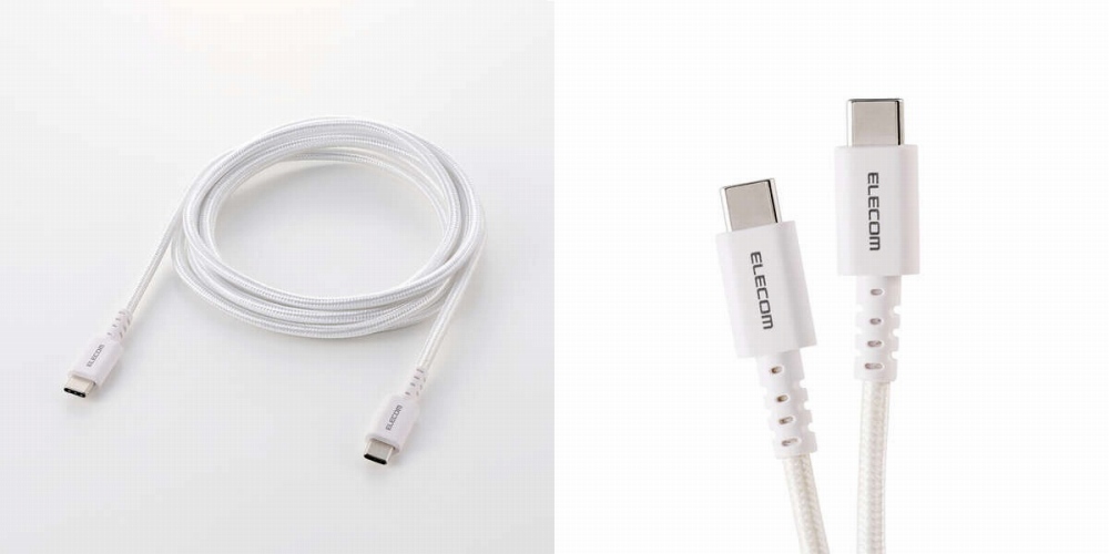 �f���̃X�g���X�������I���ϋv���f����USB Type-C�P�[�u��