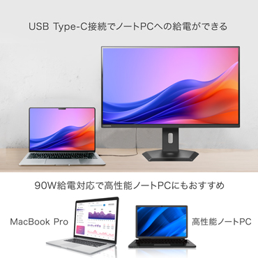 USB Type-C�ڑ��Ńm�[�gPC�ւ̋��d���ł���