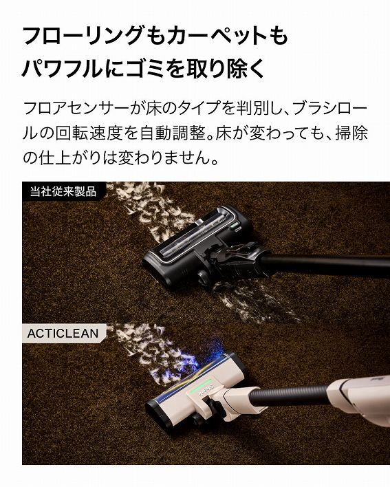 Shark �V���[�N ActiClean LC800JWH �y�^���x�[�W�� �Љ�摜4