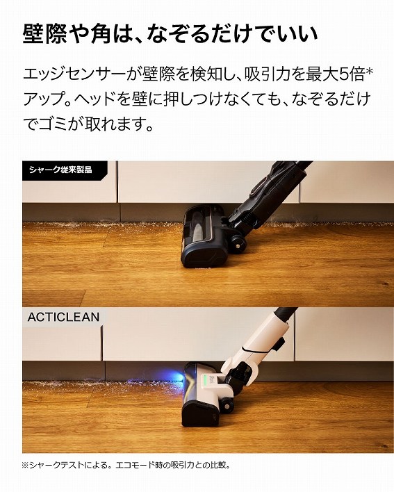Shark �V���[�N ActiClean LC800JWH �y�^���x�[�W�� �Љ�摜5