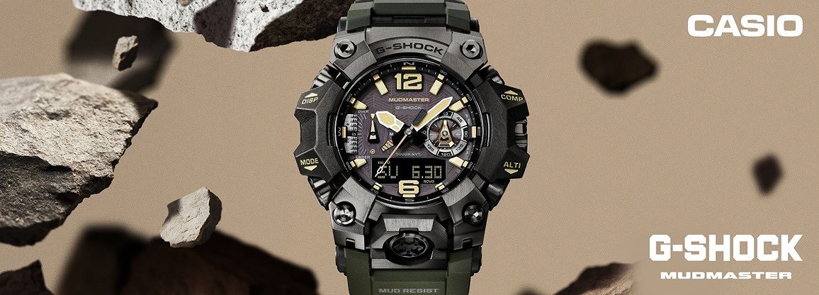 �J�V�I G-SHOCK�iG�V���b�N�j MASTER OF G�V���[�Y MUDMASTER GWG-B1000-1A3JF ���i����01