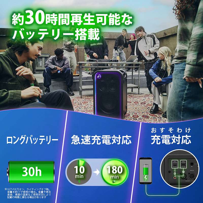 SONY �u���[�g�D�[�X�X�s�[�J�[ �u���b�N SRS-ULT700 Z �����摜07