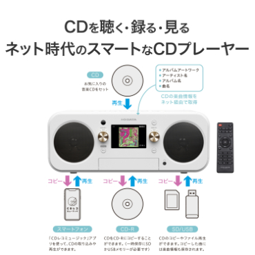 CD�𒮂��E�^��E����@�l�b�g����̃X�}�[�g��CD�v���[���[