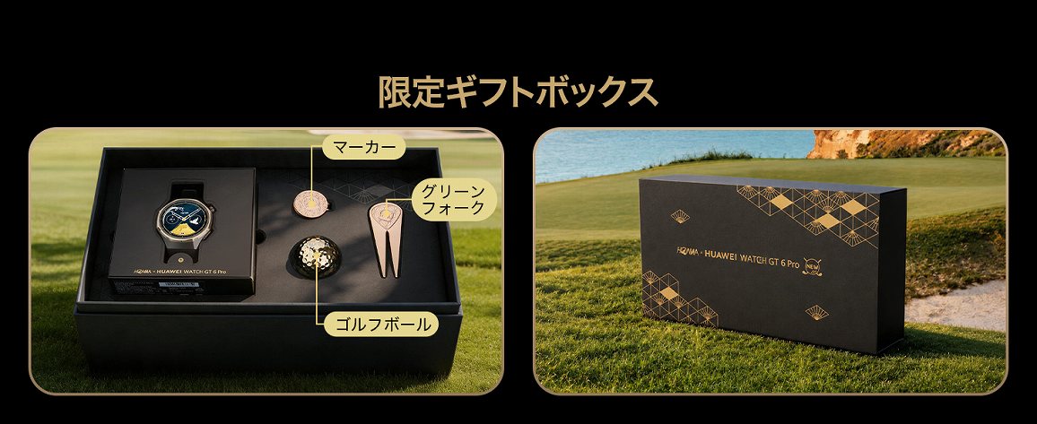 HONMA &times; HUAWEI WATCH GT 6 Pro ����M�t�g�{�b�N�X
