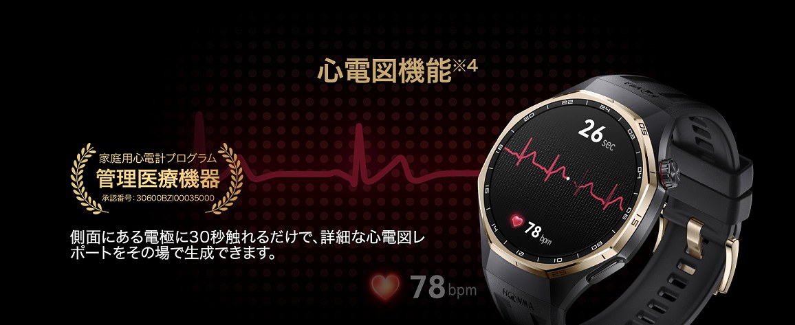 HONMA &times; HUAWEI WATCH GT 6 Pro �S�d�}�@�\