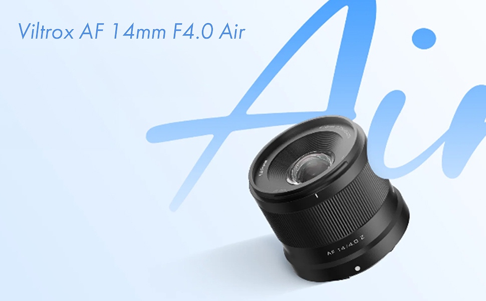 Viltrox AF14mm f4.0 AIR 112.6&deg;�̒��L�p�Ɩ�172g�̌y���B���i���������_�C�i�~�b�N�ɁB