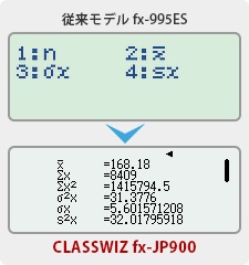 �֐��d�� fx-JP900-N�@�J�V�I