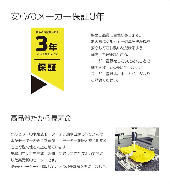 高圧洗浄機 K4 サイレント ホームキット 1.601-842.0 [50Hz（東日本 