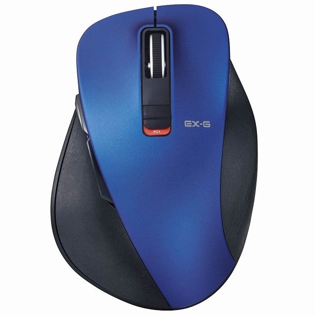 �G���R���@ELECOM  M-XGL10BBBU �}�E�X M-XGL10BB�V���[�Y L�T�C�Y �u���[ [BlueLED /5�{�^�� /Bluetooth /����(���C�����X)]