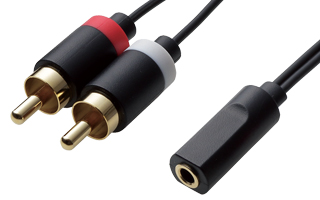 �e���r�E���R�[�_�[ AV�P�[�u���E�v���O RCA�P�[�u�� �G���R���@ELECOM  DH-MFWR03 RCA�P�[�u�� [0.3m /�s���v���O���X�̃~�j�v���O]