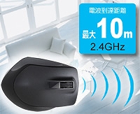 �ő�10m�̑��싗������������2.4GHz���C�����X