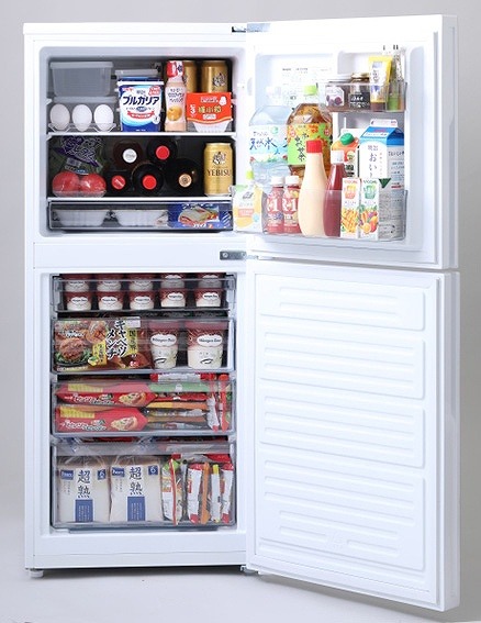冷蔵庫 パールホワイト HR-E915PW [2ドア /右開きタイプ /146L] [冷凍 